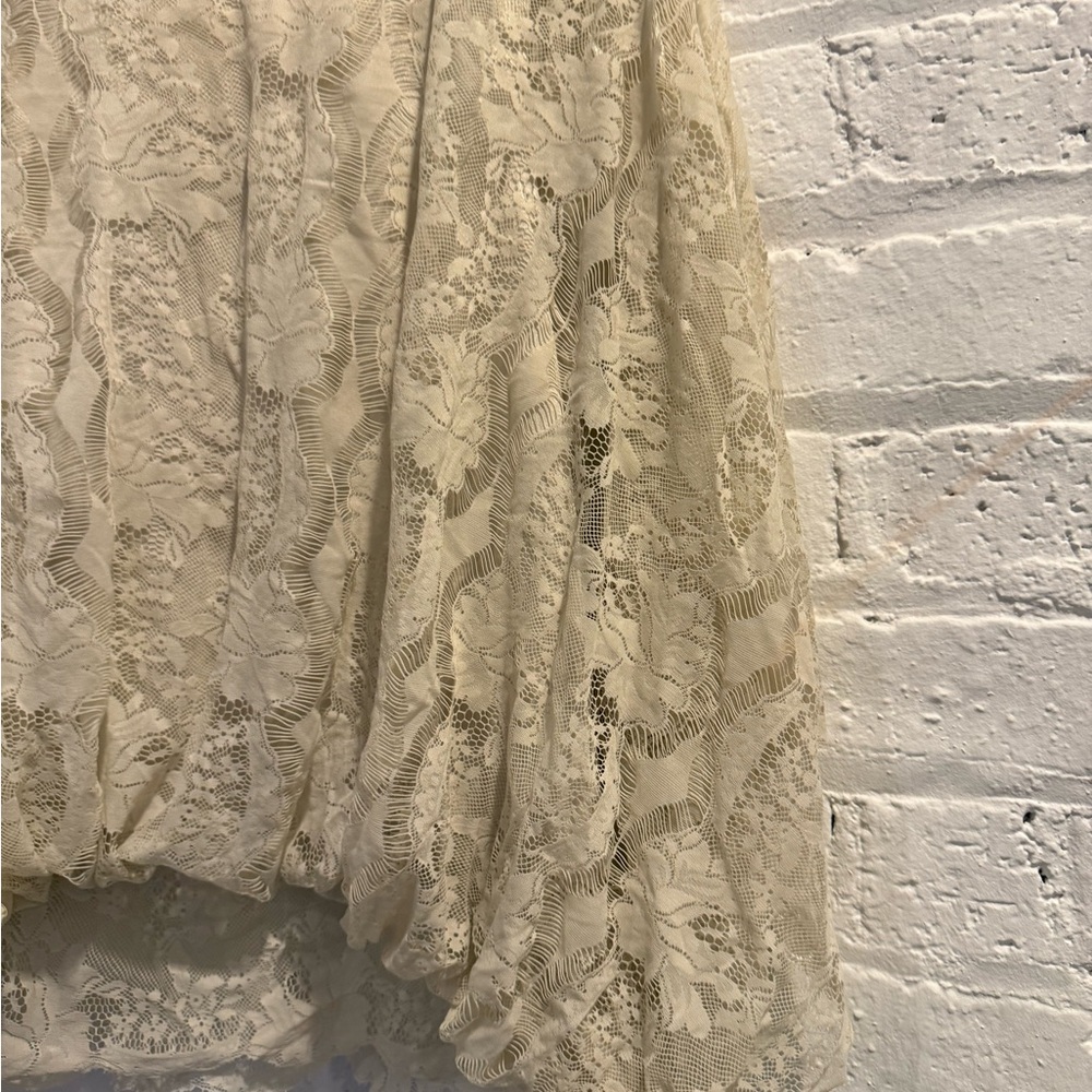 Free People Cream Lace Blouse - Picture 5 of 5
